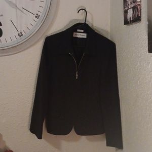 Rena Rowan All Black Sports Jacket - image 1